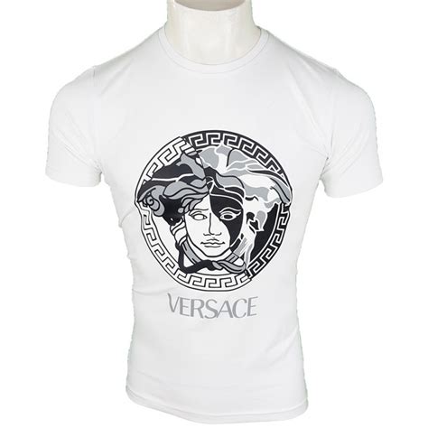 camiseta versace blanca hombre|Versace y hazte.